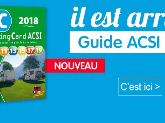 Guide ACSI 2018 disponible en magasin